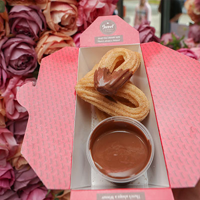 Crispy Churros Served at Sweet Spot Dessert Shop in Alloa